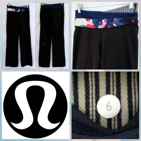 LULULEMON FLORAL Wunder Under Pant Astro waist